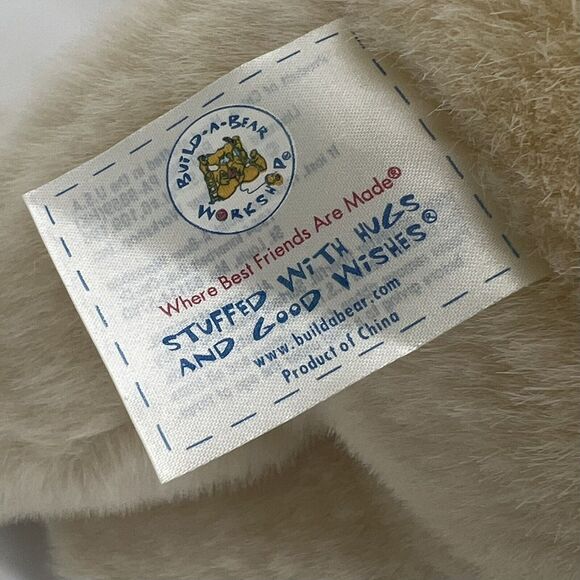 Vintage 14" Classic Tan Build A Bear Teddy Bear Plush Stuffed Animal - Picture 6 of 7